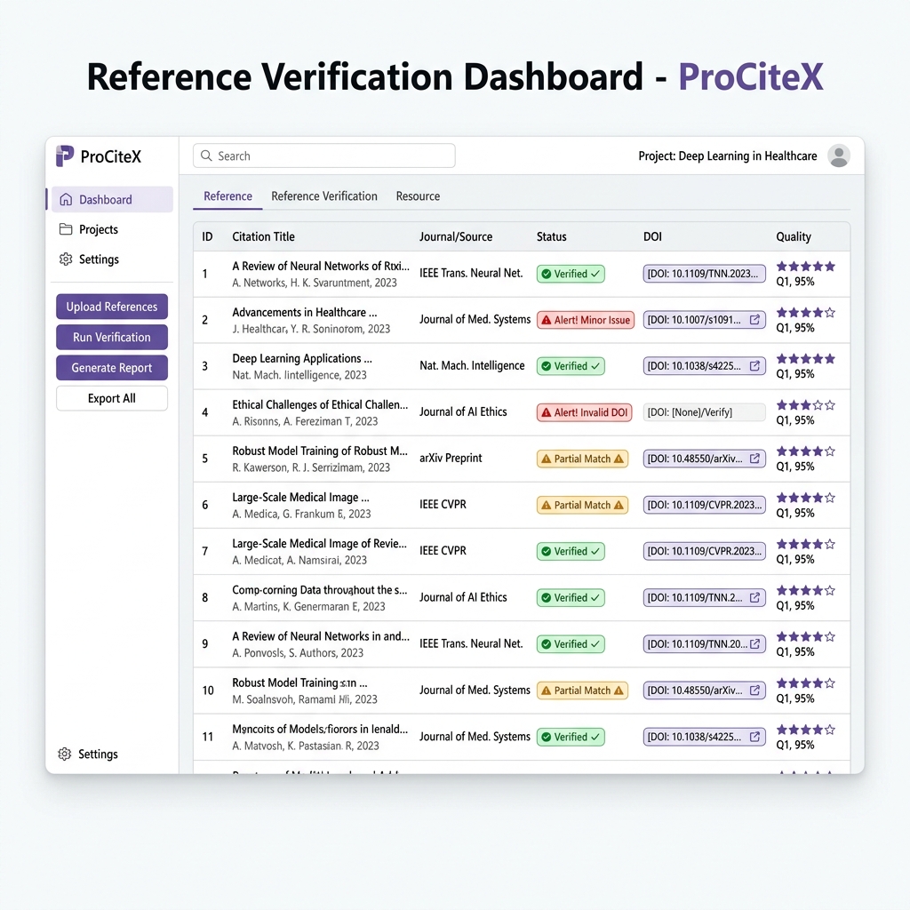 Reference Verification